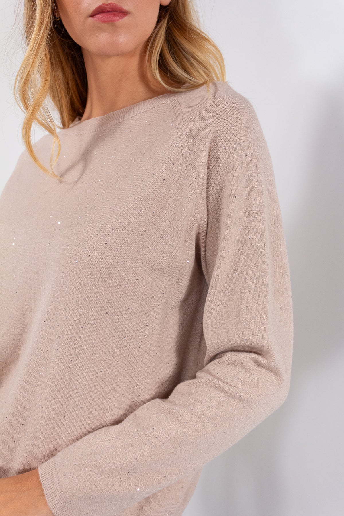 MAGLIA SCATOLA MICROPAILLETTES
