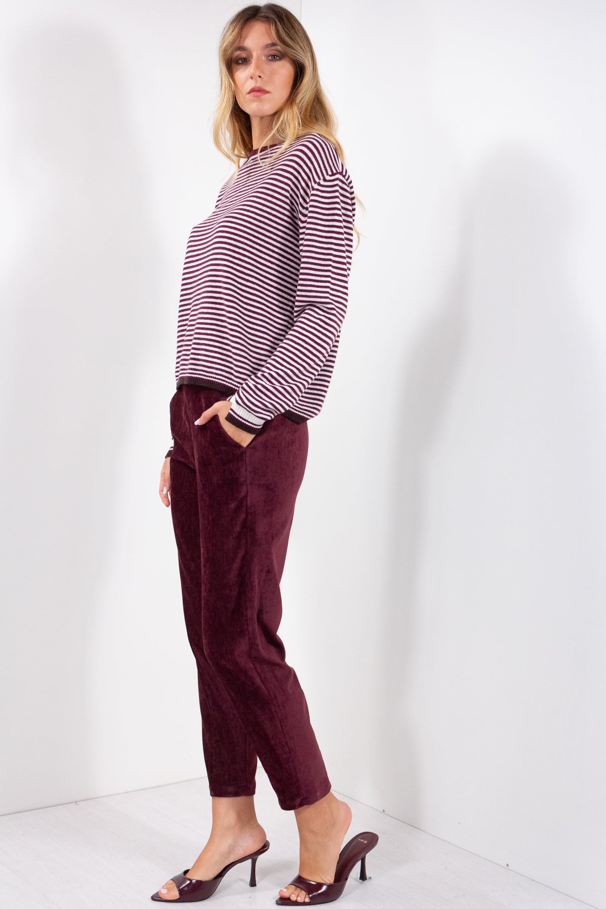 PANTALONE OVETTO BENGALINA VELLUTO