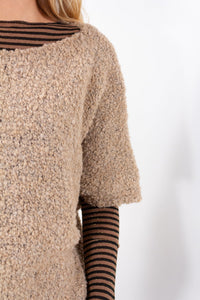 MAGLIA KIMONO 3/4 BOUCLE'