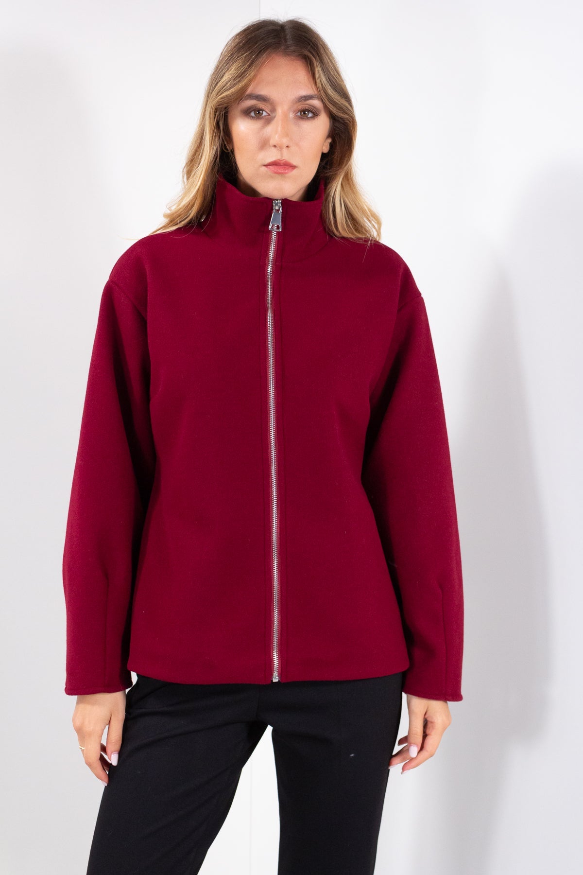GIUBBINO ZIP PANNO