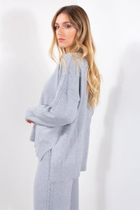COMPLETO PANTALONE + MAGLIA TRECCIA