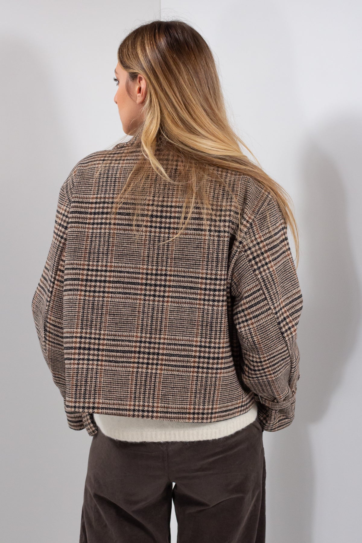 GIUBBINO CHIODO TARTAN