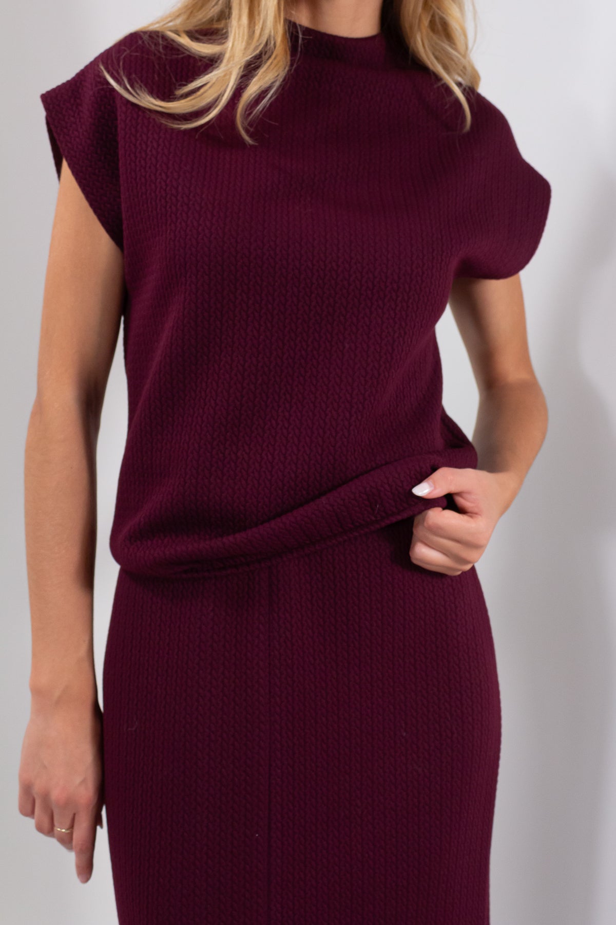 MAGLIA COULISSE TRECCINE