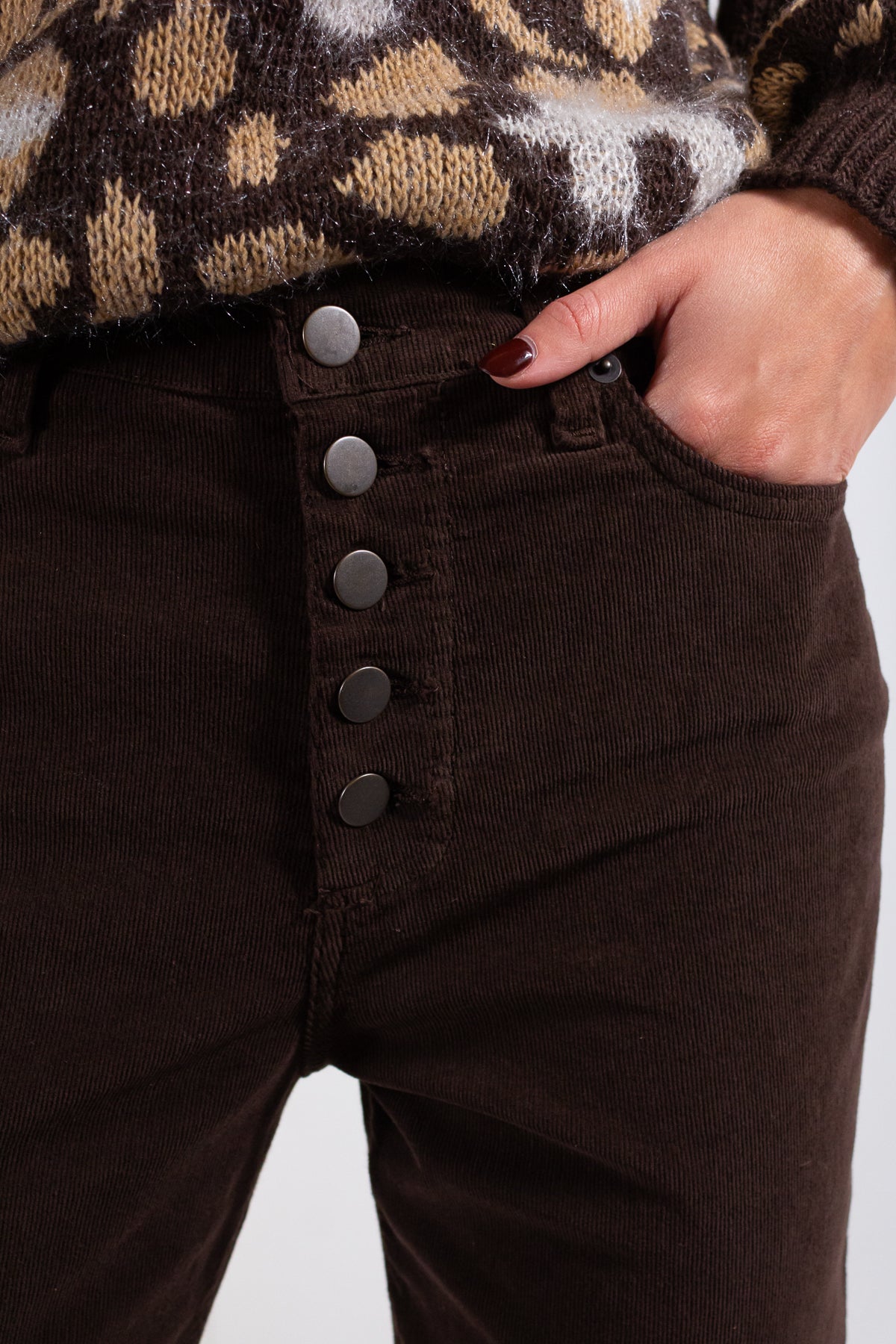 PANTALONE BOYFRIEND VELLUTO