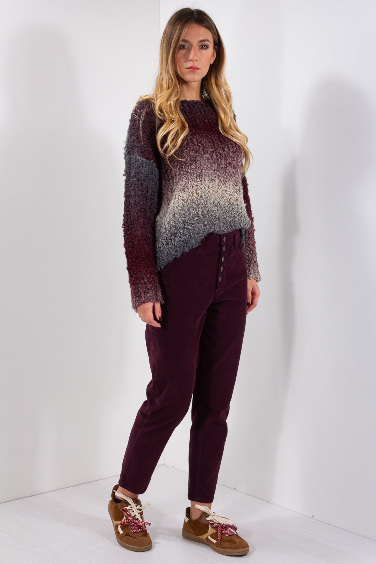 PANTALONE BOYFRIEND VELLUTO