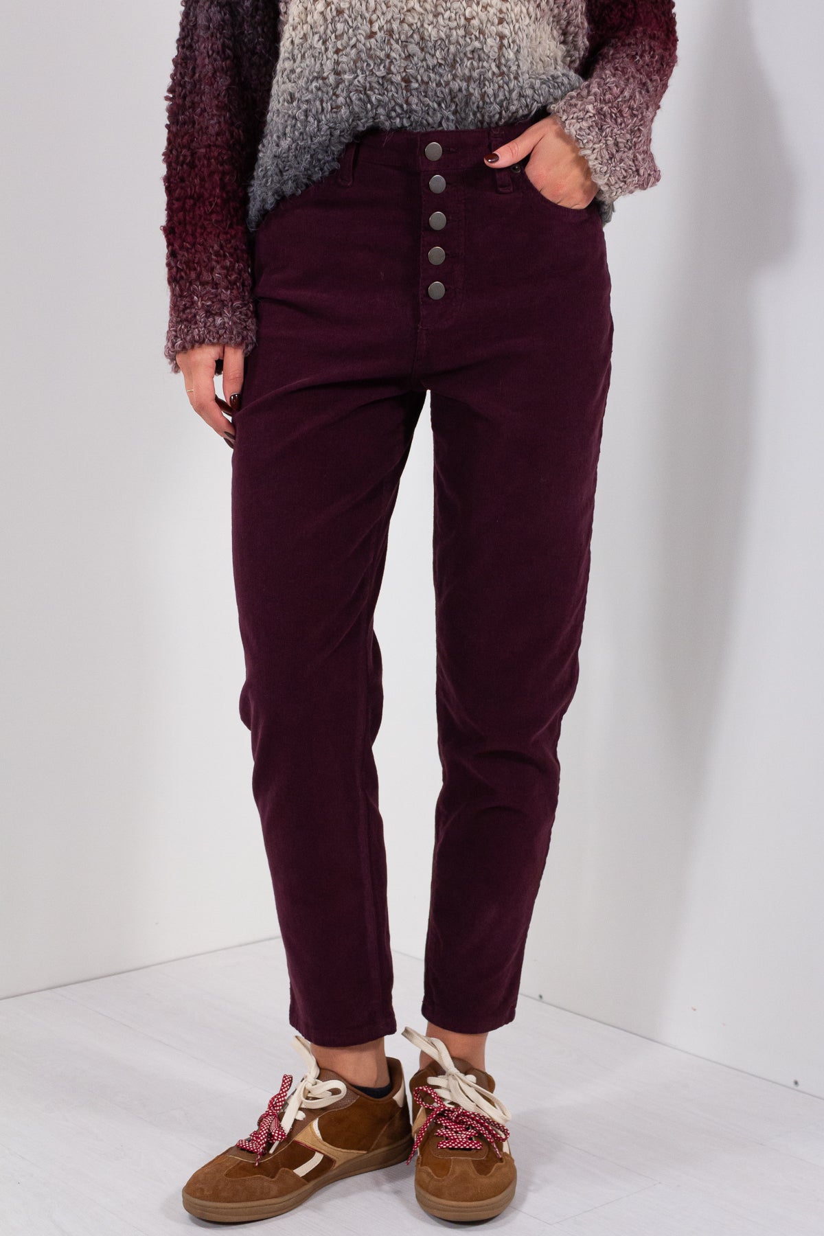 PANTALONE BOYFRIEND VELLUTO