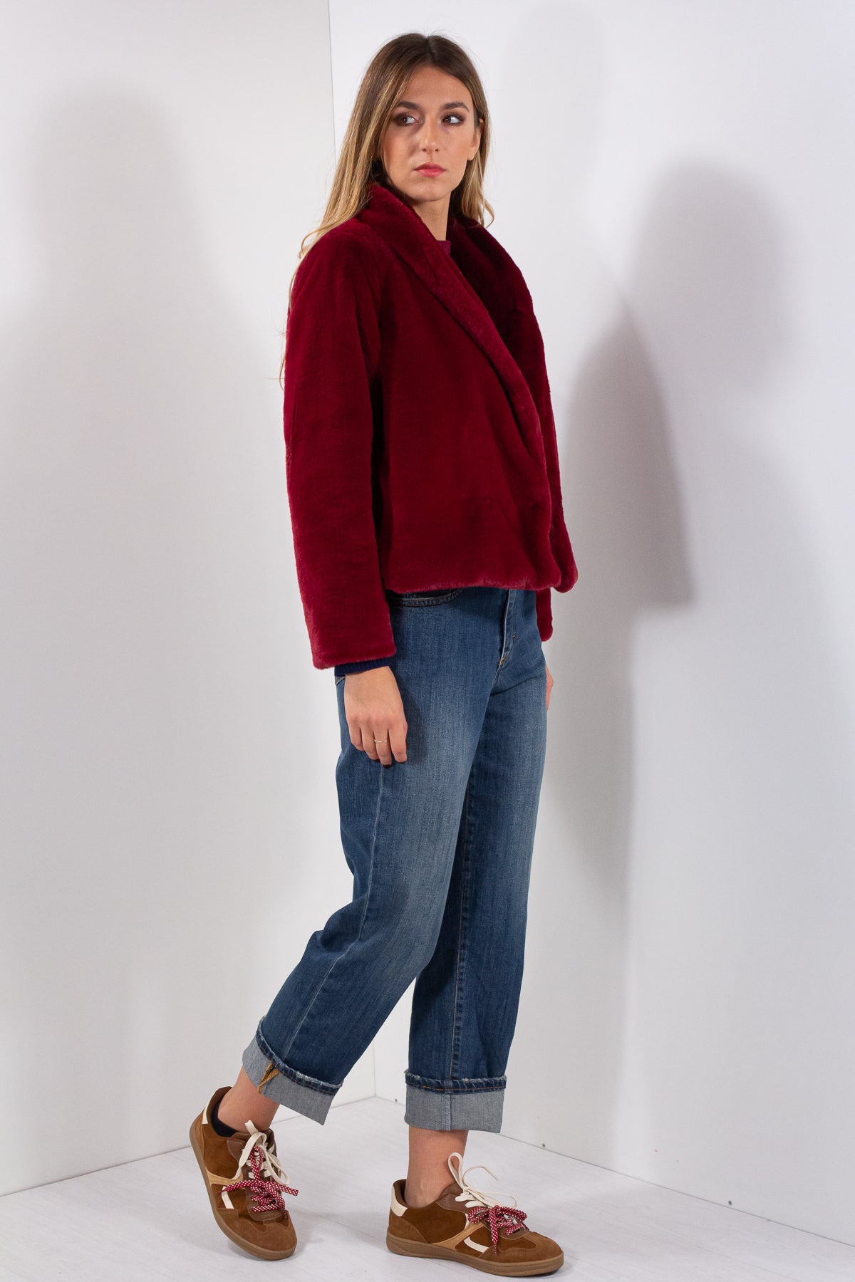 GIACCA PELLICCIA ECO CASTORO