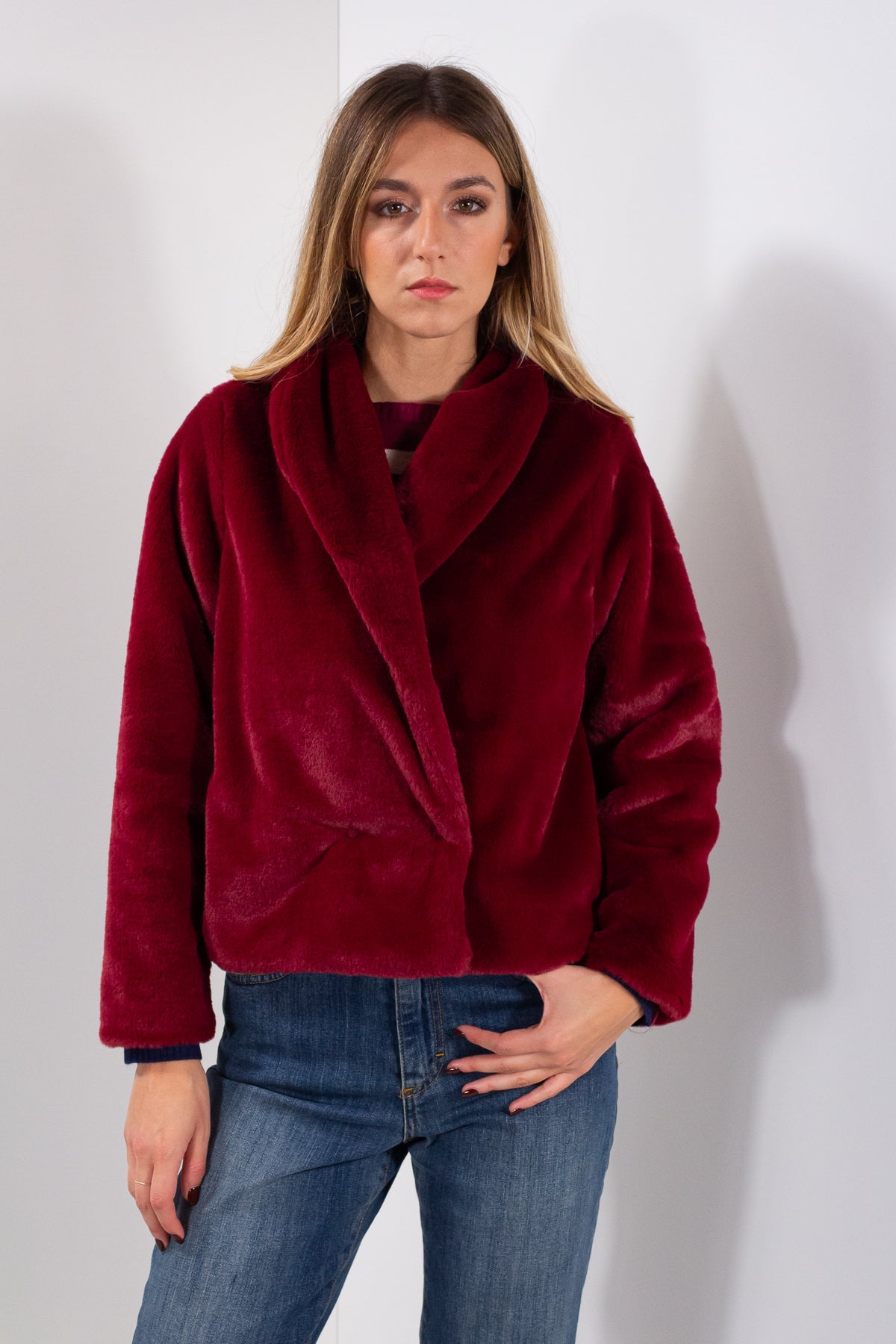 GIACCA PELLICCIA ECO CASTORO