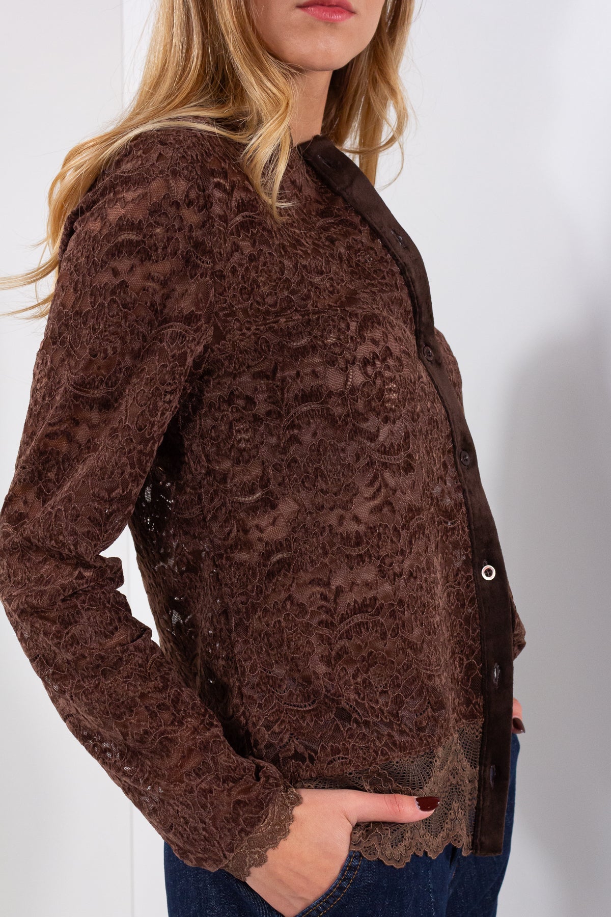 CAMICIA IN PIZZO + CINIGLIA