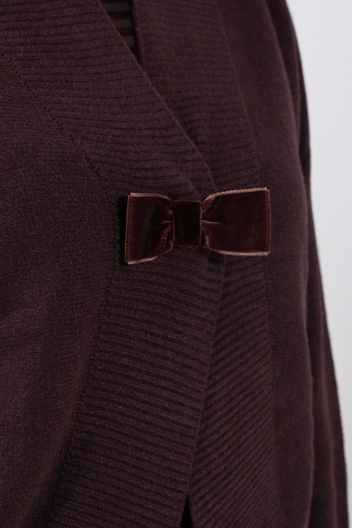 CARDIGAN FIOCCO VELLUTO