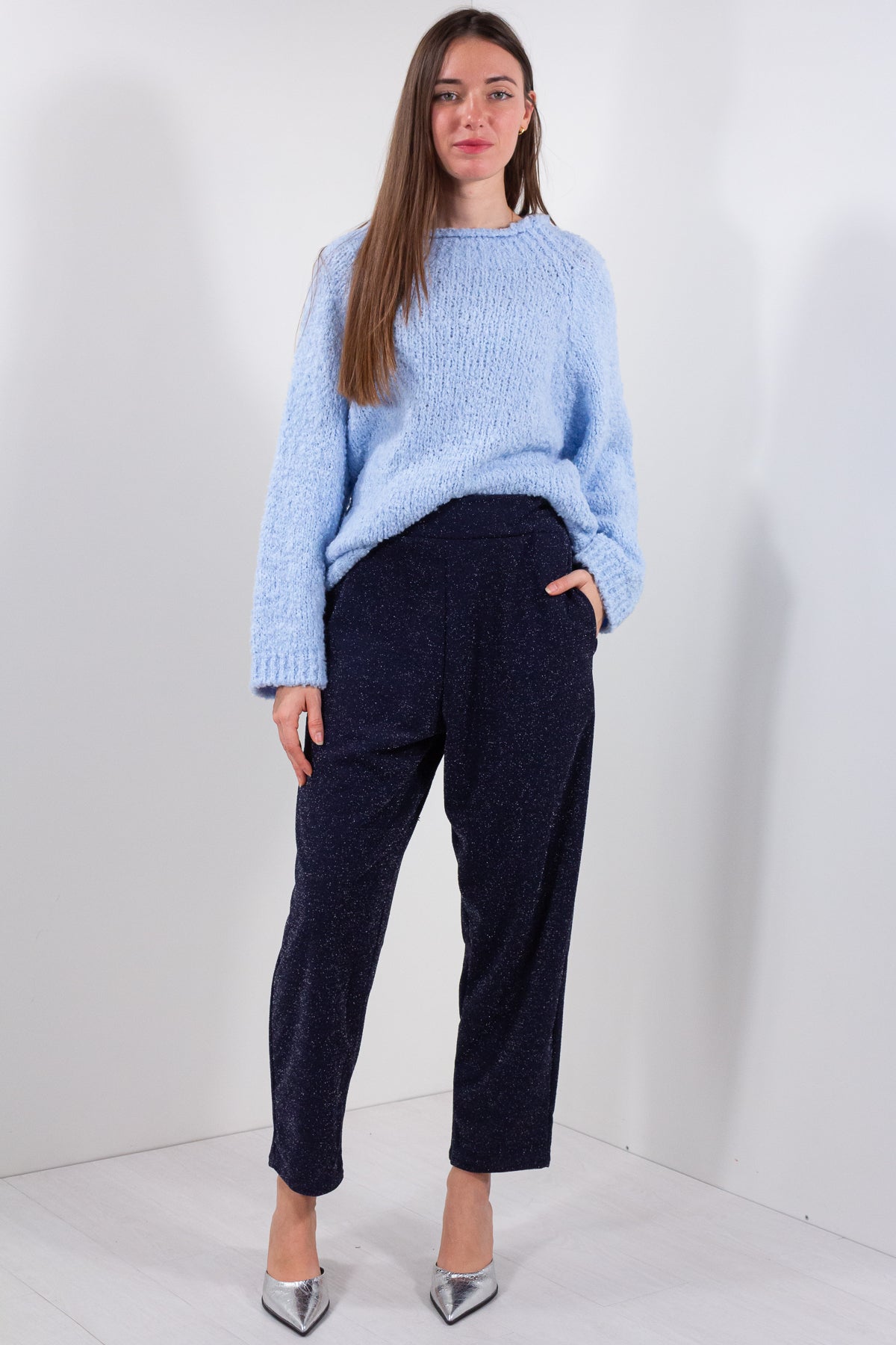 MAGLIA GIROCOLLO BOUCLE'