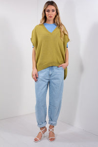 GILET COTONE AMPIO