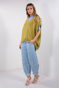 GILET COTONE AMPIO