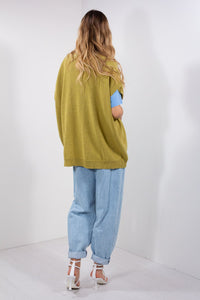 GILET COTONE AMPIO