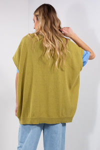 GILET COTONE AMPIO