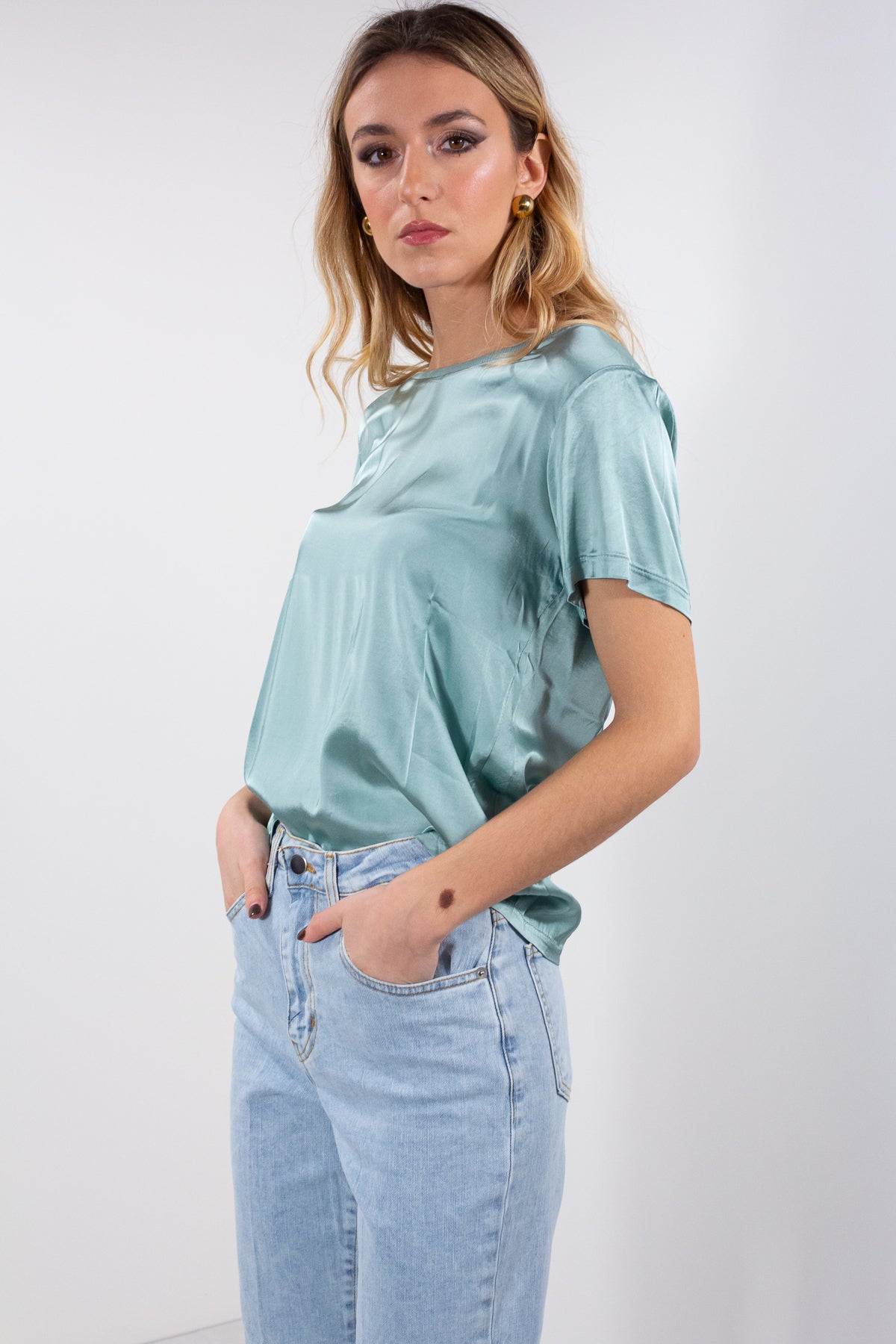 T-SHIRT SATIN