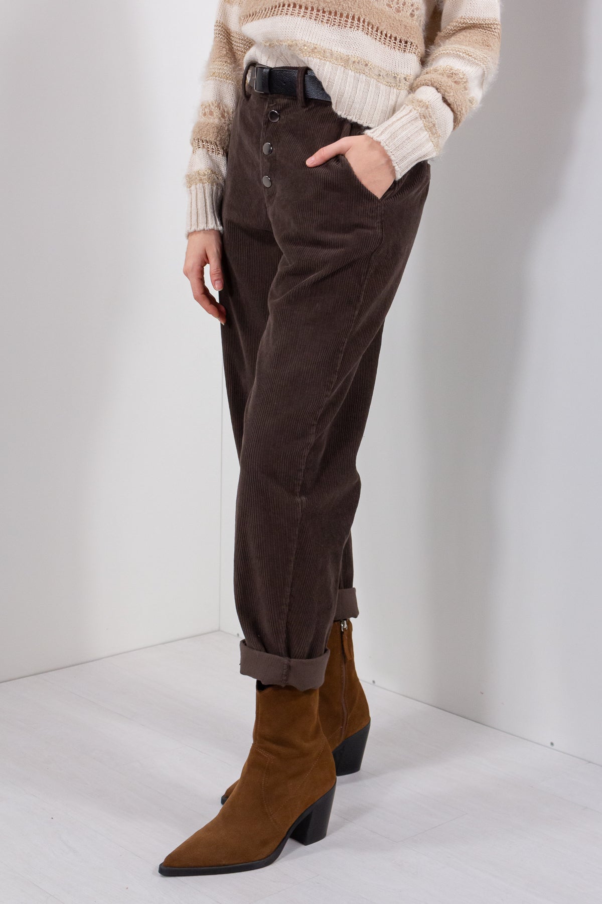 PANTALONE VELLUTO 500RIGHE