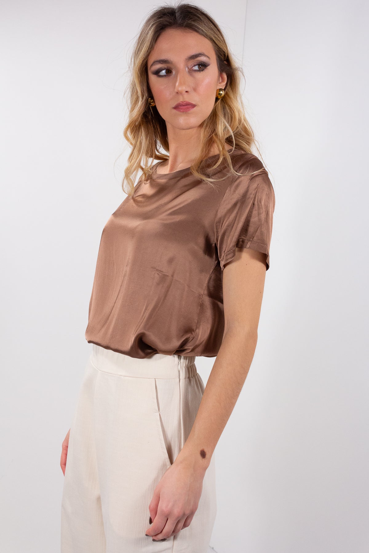 T-SHIRT SATIN