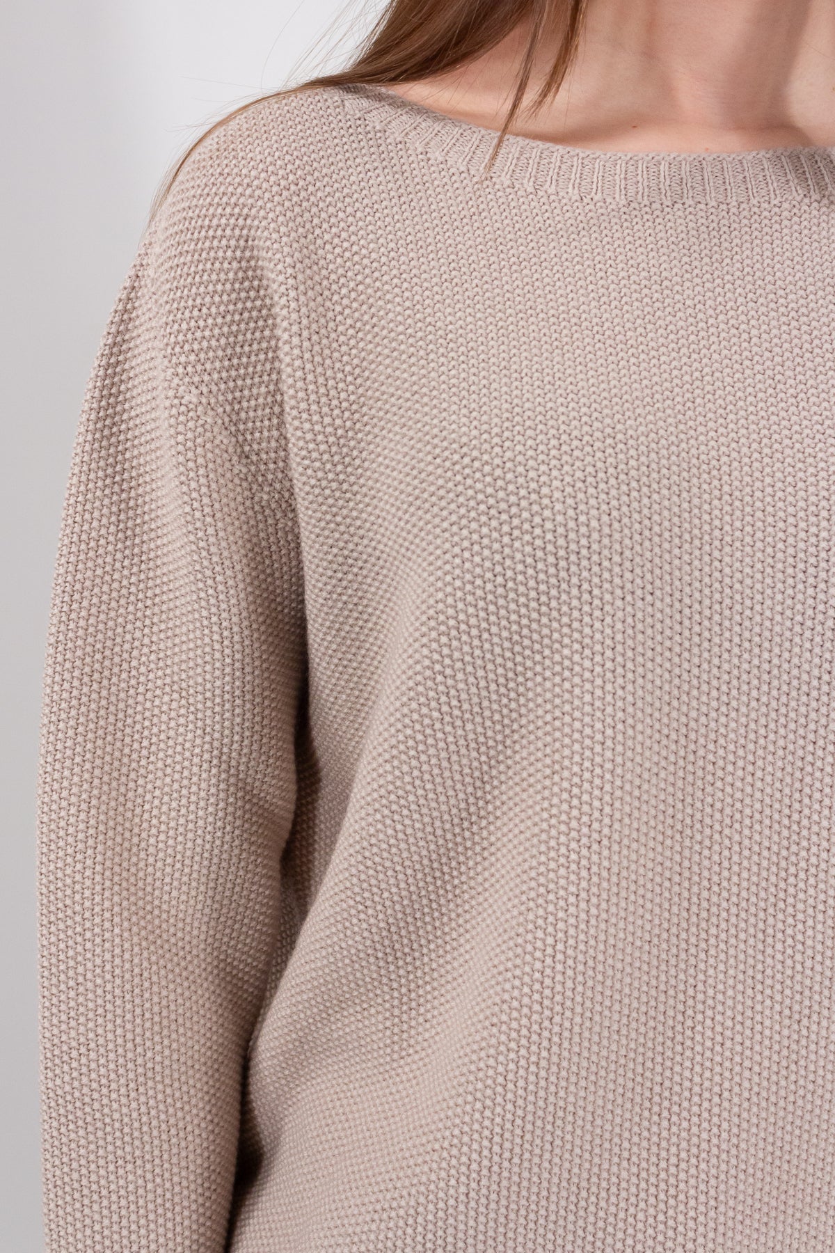 MAGLIA PUNTO RISO PURA LANA*