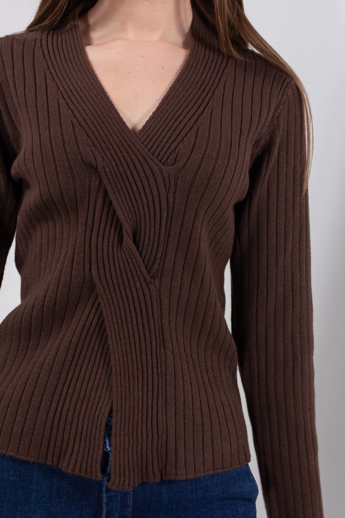 MAGLIA COSTA INGLESE INCROCIATA