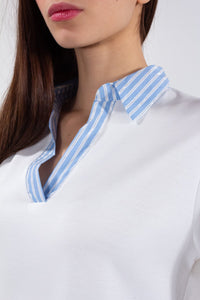 FELPA + COLLO V CAMICIA