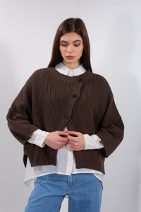 CARDIGAN SBIECO BOTTONI
