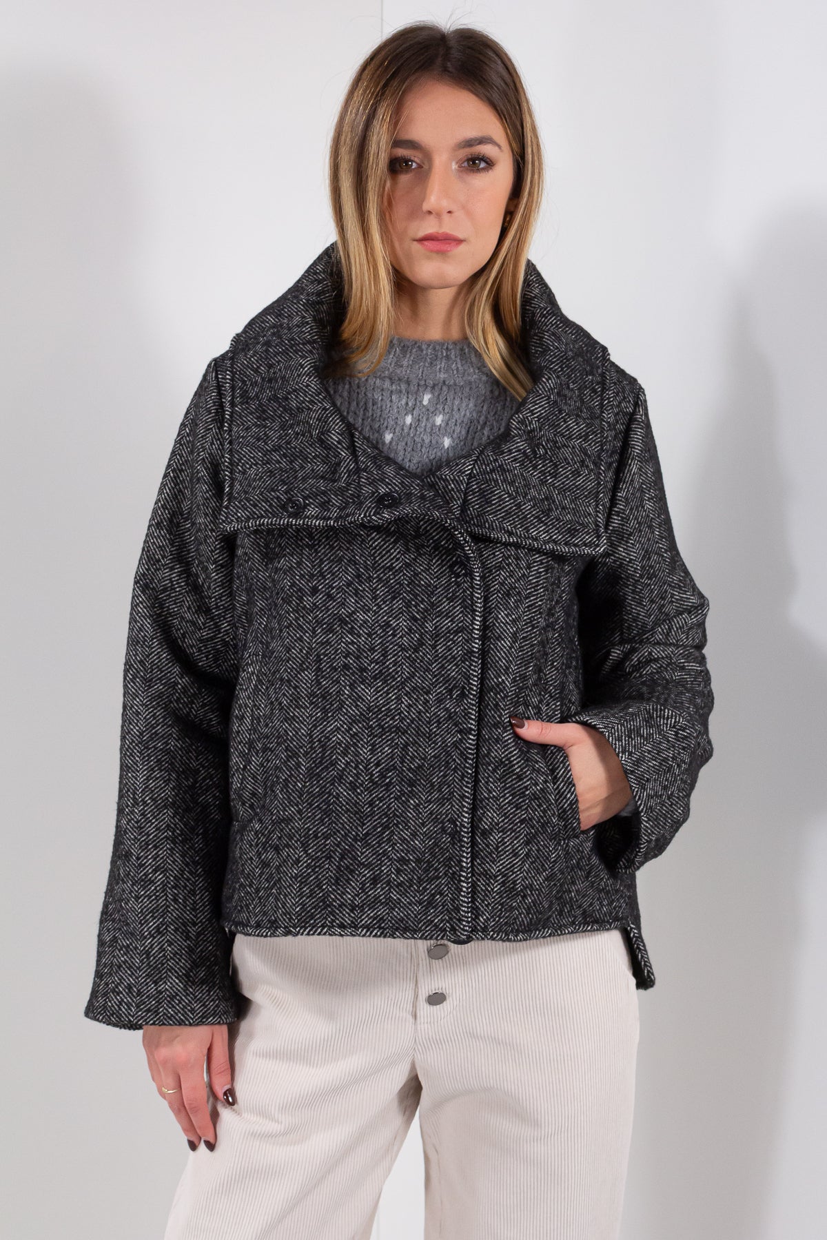 GIACCA COLLONE SPIGATO