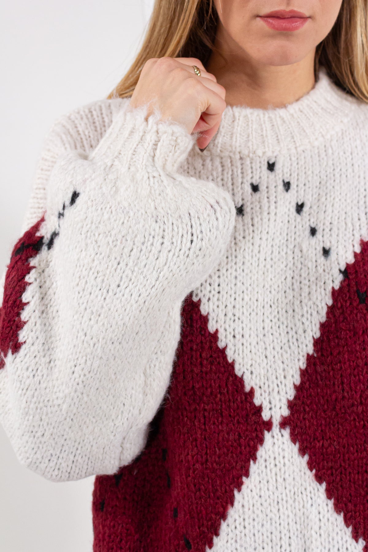 MAGLIA BOUCLE' LOSANGHE