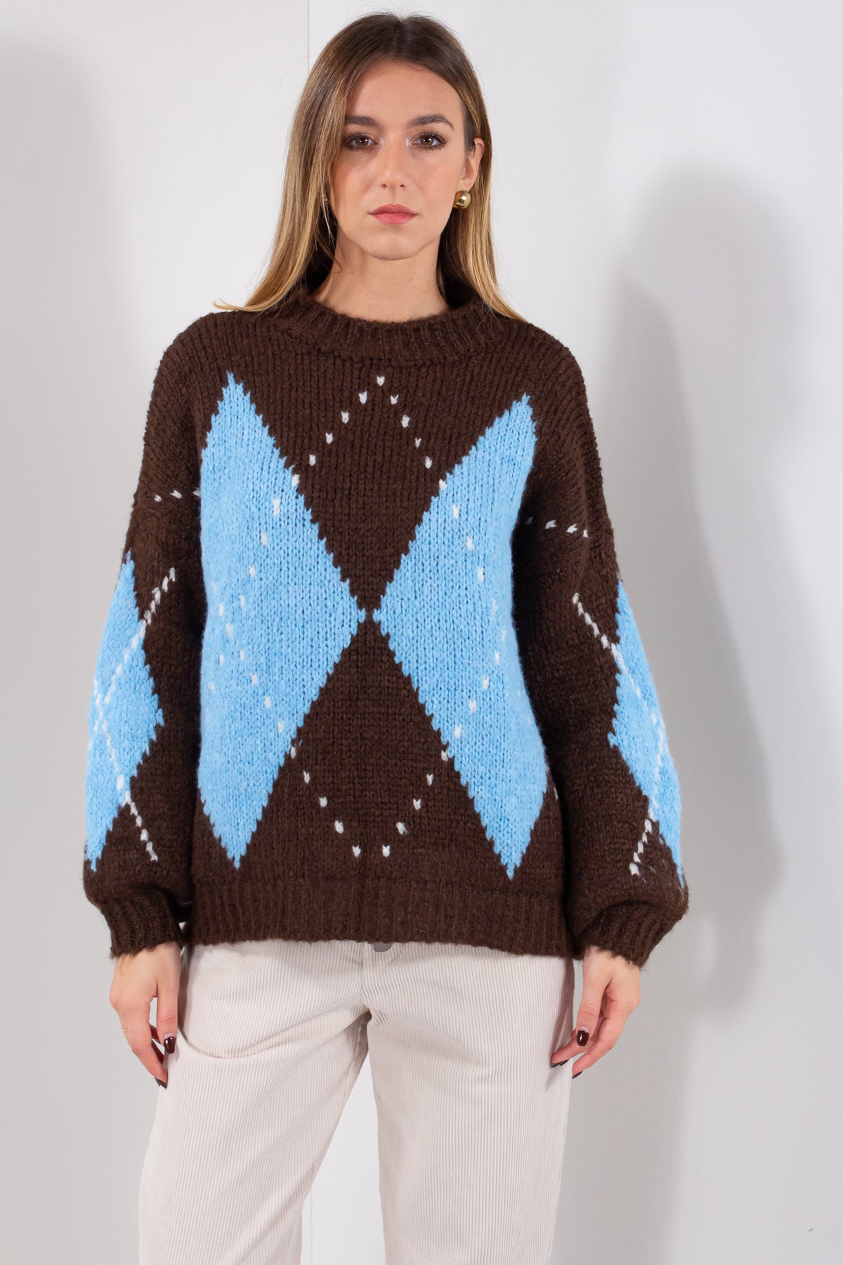 MAGLIA BOUCLE' LOSANGHE