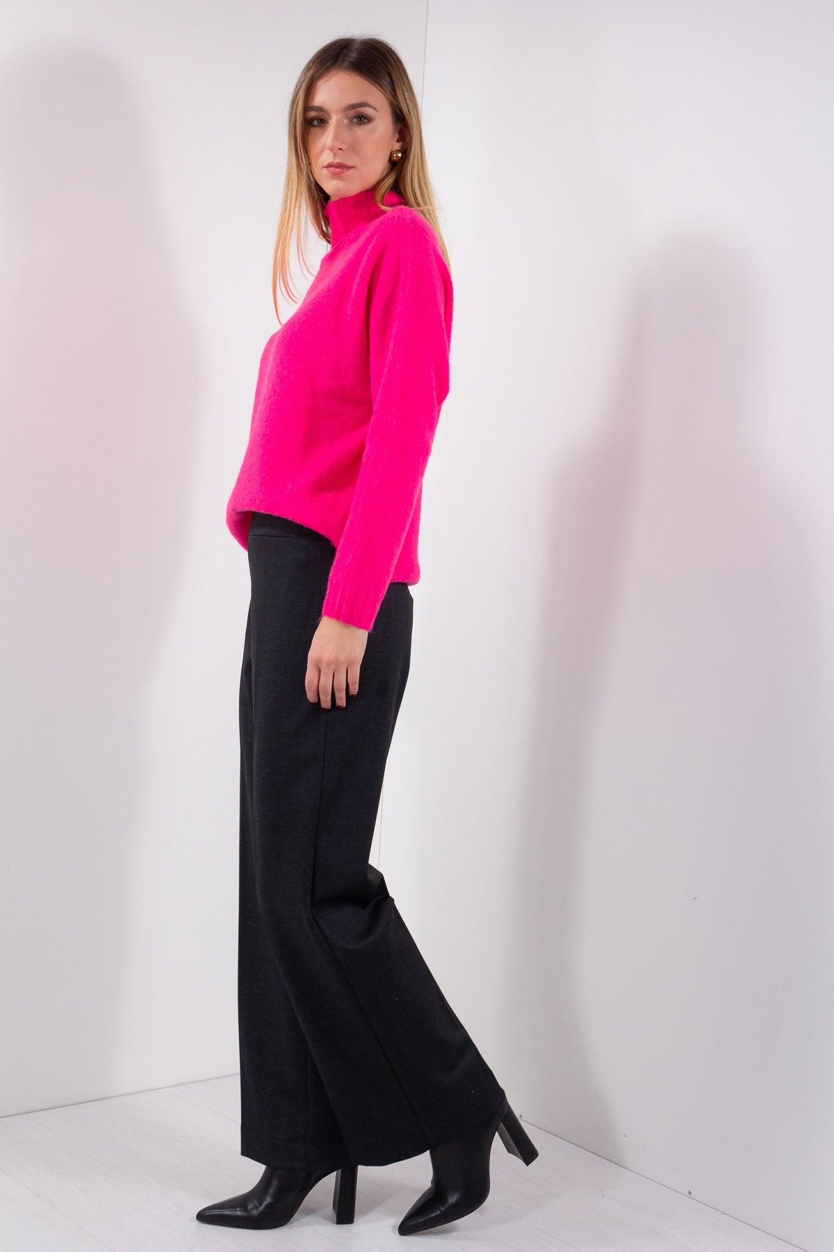 PANTALONE PALAZZO QUADRI