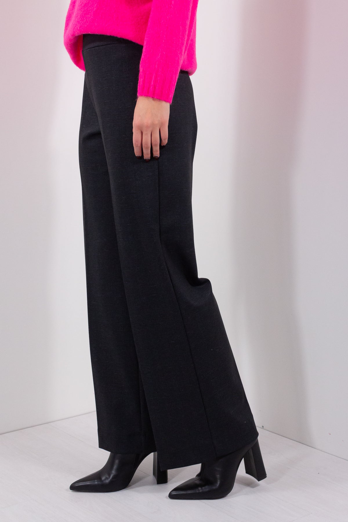 PANTALONE PALAZZO QUADRI