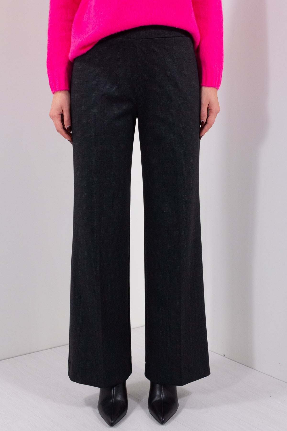 PANTALONE PALAZZO QUADRI