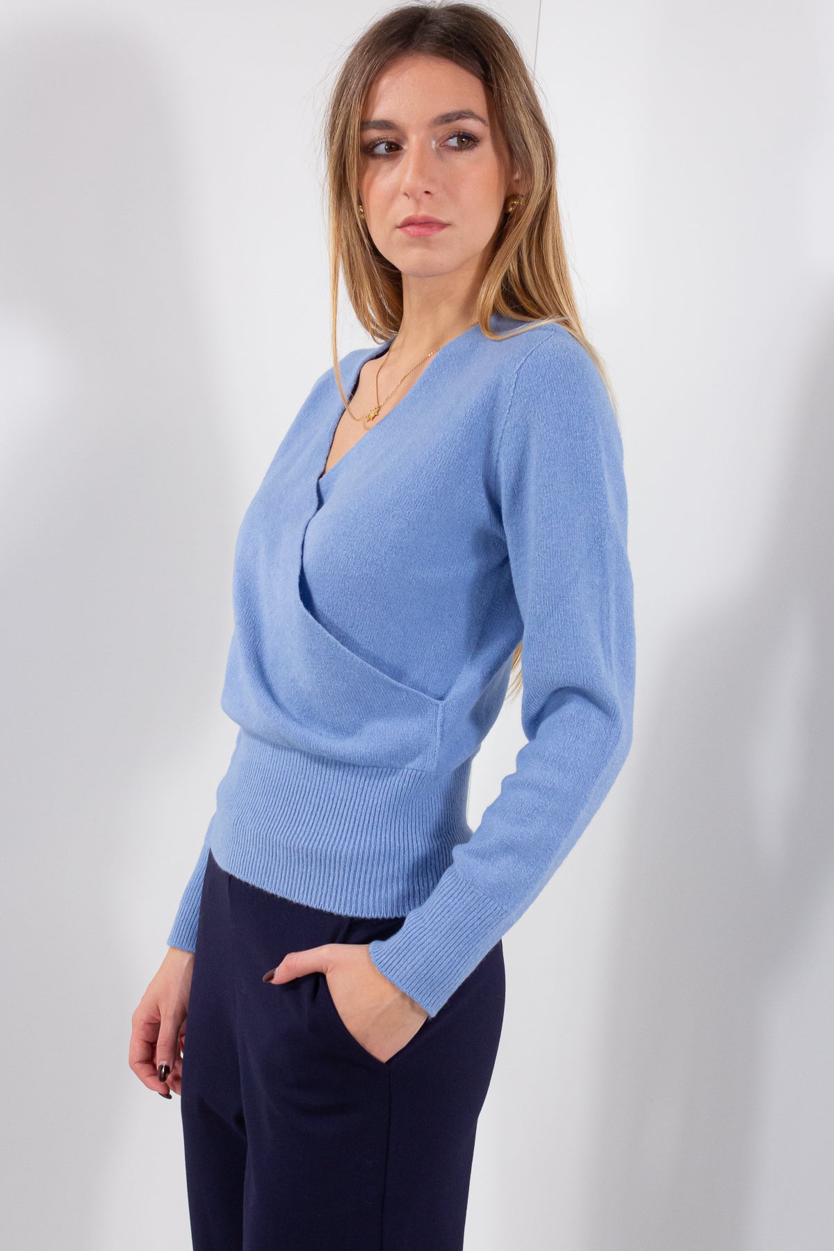 MAGLIA FINTO INCROCIO