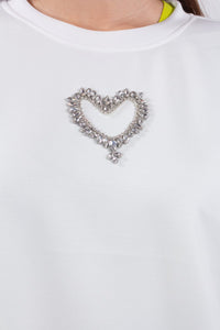 FELPA CUORE STRASS