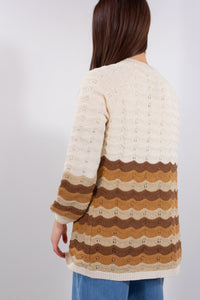 CARDIGAN ONDE COLORATE