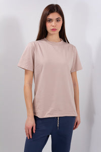 T-SHIRT COTONE COLLO DOPPIO