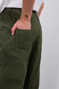 PANTALONE OVETTO RICAMO