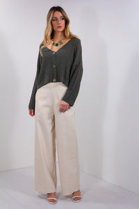 CARDIGAN BOTTONI LUREX