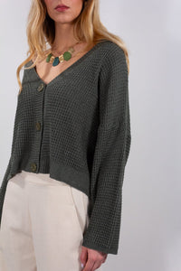 CARDIGAN BOTTONI LUREX
