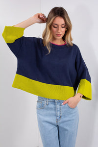 MAGLIA BORDO CONTRASTO
