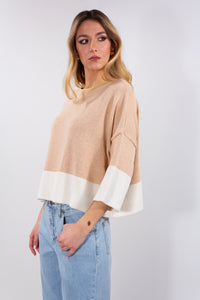 MAGLIA BORDO CONTRASTO
