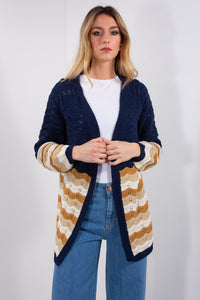 CARDIGAN ONDE COLORATE