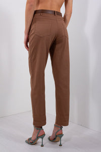 PANTALONE CARROT GABARDINA