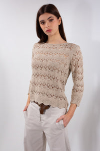 MAGLIA TRAFORATA 3/4