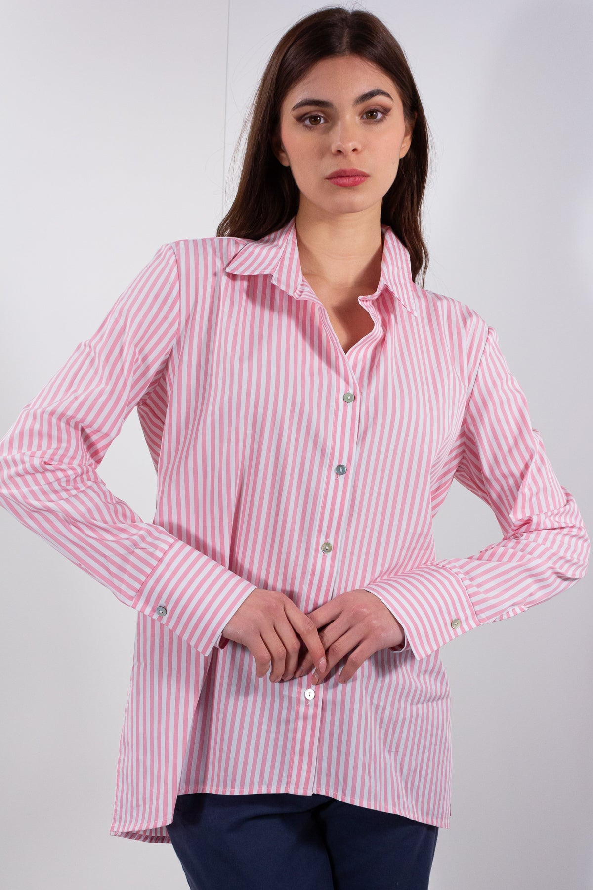 CAMICIA RIGATA SPACCHI