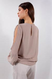 CAMICIA ROUCHES CUTOUT