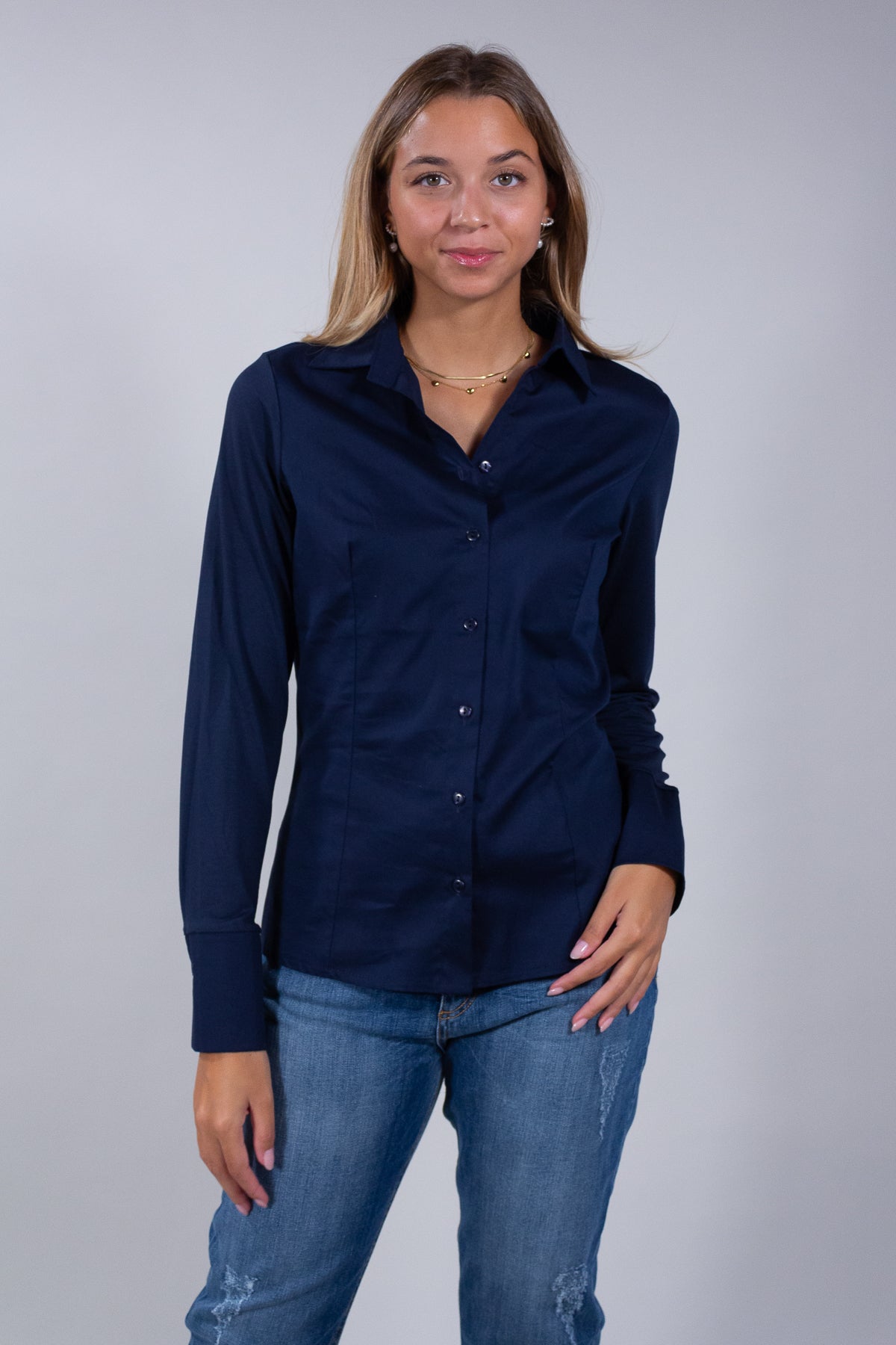 CAMICIA BASICA DOPPIO TESSUTO