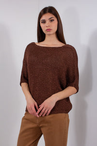 GIACCA INCROCIATA NODO LUREX