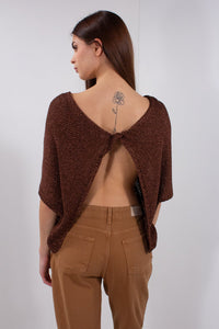 GIACCA INCROCIATA NODO LUREX