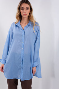 CAMICIA LUNGA VOILE COTONE